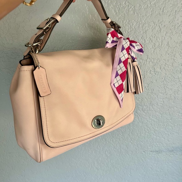 COACH LEGACY ROMY LIGHT PINK HANDBAG/SHOULDER BAG 💕 - Picture 3 of 9